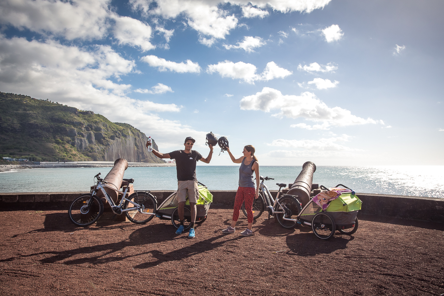 On a fait le tour de l’île de la Réunion à vélo !