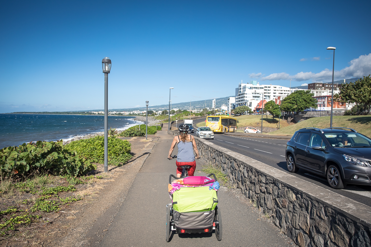On a fait le tour de l’île de la Réunion à vélo !